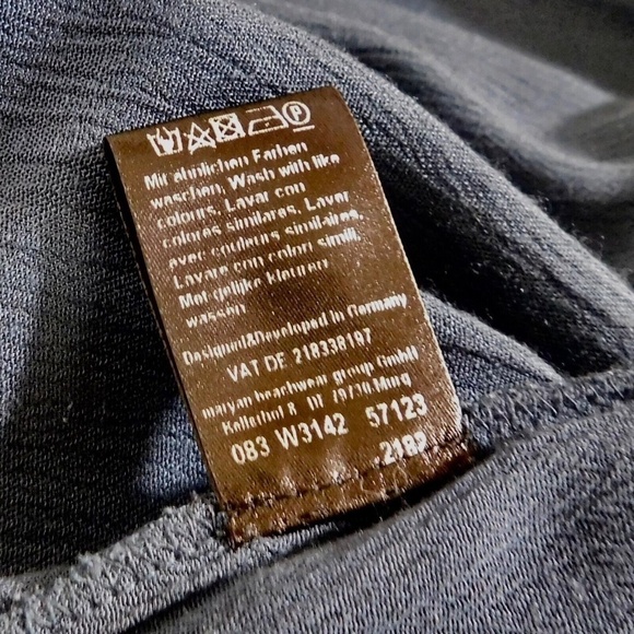 WATERCULT Smocked Maxi Dress Blue Beach Cover Up Fringed Resortwear Summer Small - Picture 12 of 13